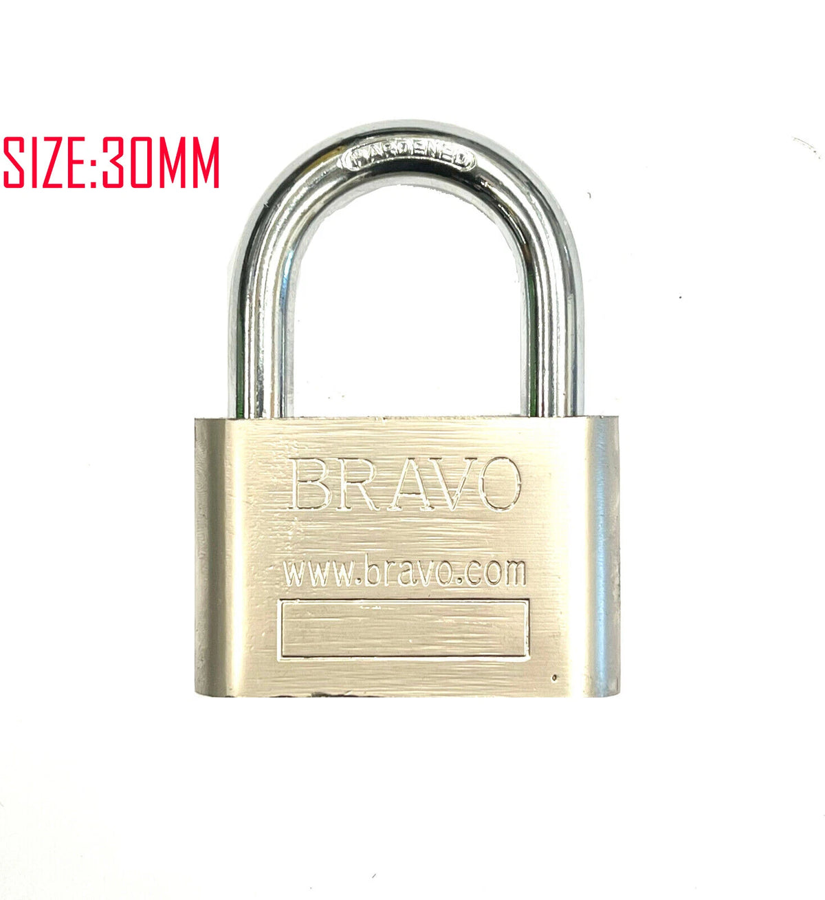 Bravo Padlock Shackle Spare Keys Luggage Suitcase Locker Security Lock Security
