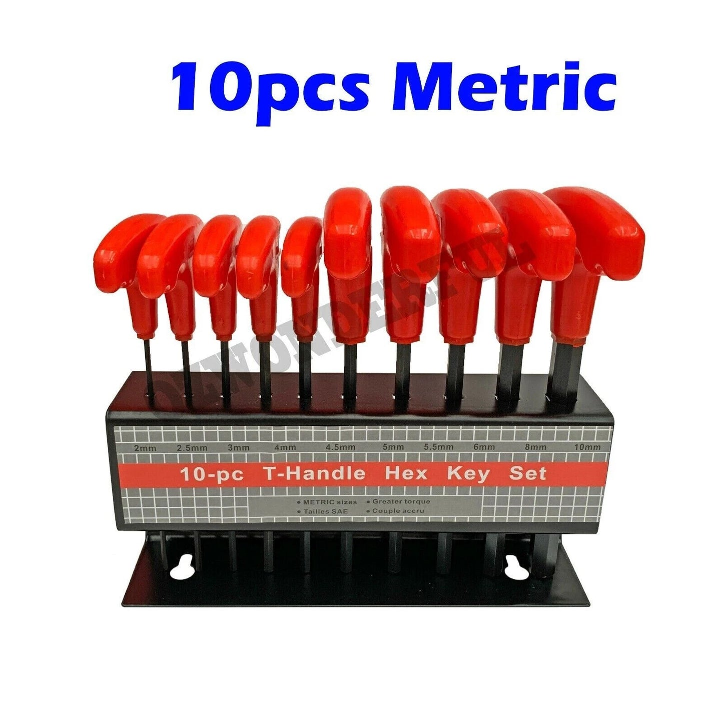 T Handle Hex Key Set Metric and SAE 10 to Allen Keys T Bar Wrench