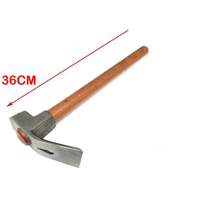 HAMMER WOOD-HANDLE ADZE-COMBINED W/ HAMMER - WOODWORKING AXE + CLAW