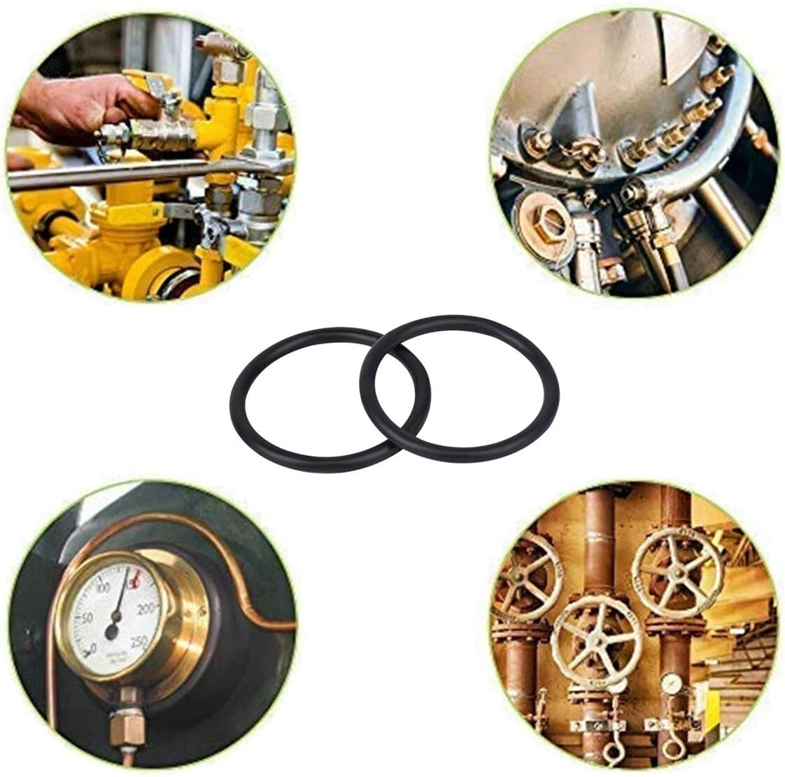 225Pcs Rubber O-Ring Assortment Set Gasket Automotive Seal O Ring Kit Supplies