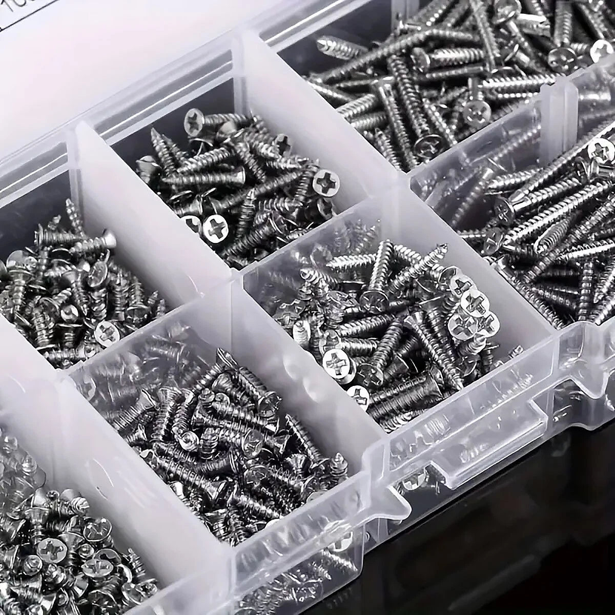 800 Piece M2 Self Tapping Screw Assortment Kit – Carbon Steel Flat Head Phillips Micro Screws 4mm–20mm for Electronics, Laptop, Drone, RC Model & Precision Repairs