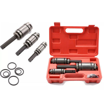 3-Piece Professional Exhaust Pipe Expander Kit - Muffler Dent Removal Tool Set for Automotive Repair