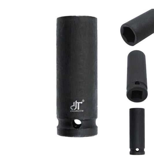 32mm 1/2" Drive Deep Impact Long single Socket, Metric, CR-V Steel, for Automotive, Motorcycle, and DIY Repairs