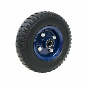 20MM 8 Inch Solid Rubber Wheel - Durable and Versatile Cart Tyre with Double Hub 20mm Bore
