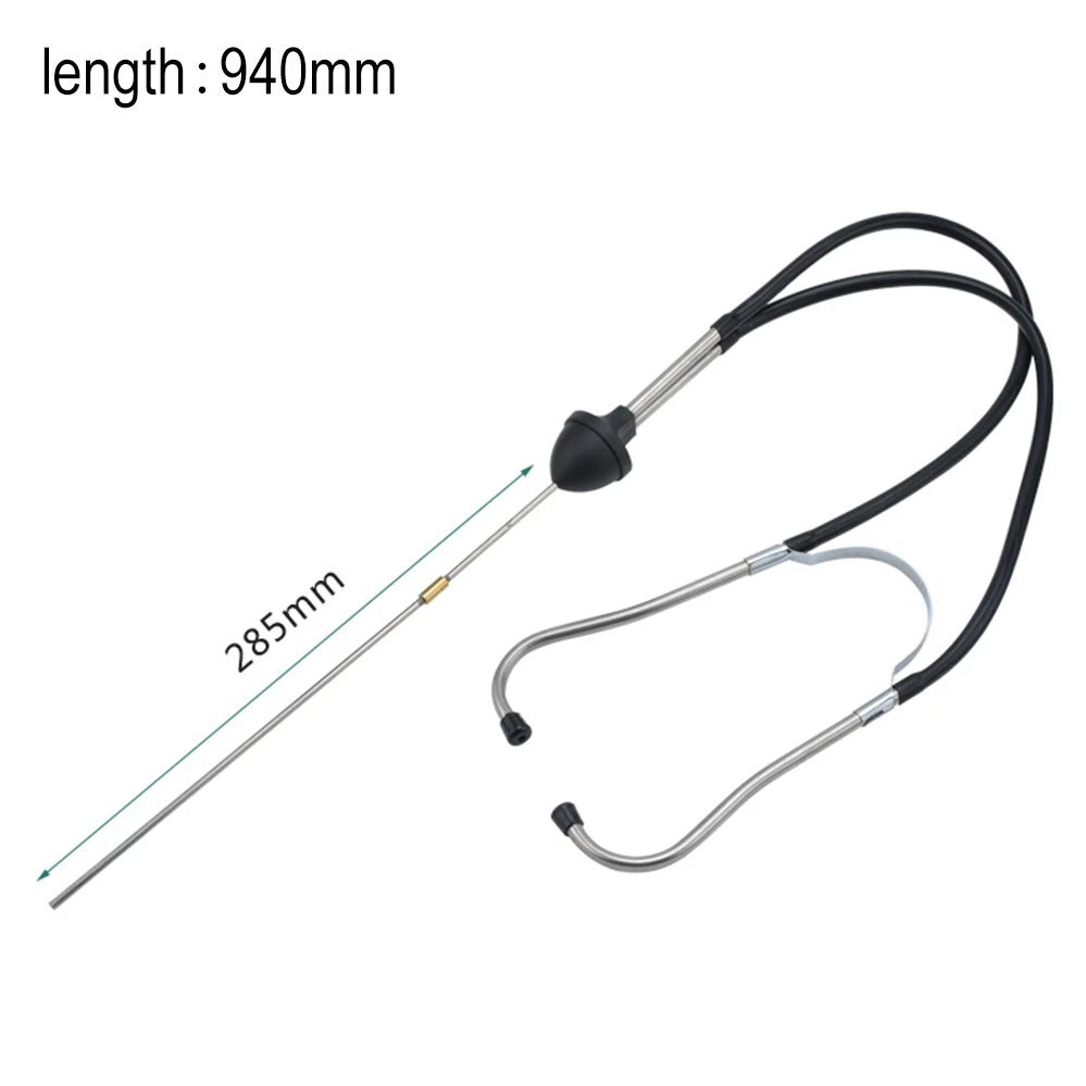 Stethoscope Automotive Dual Tube Car Engine Sound Diagnostic Tool Mechanic's