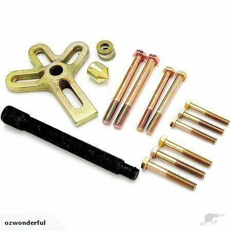 13PC HARMONIC BALANCER KIT GEAR PULLEY PULLER STEERING WHEEL CRANKSHAFT TOOLS