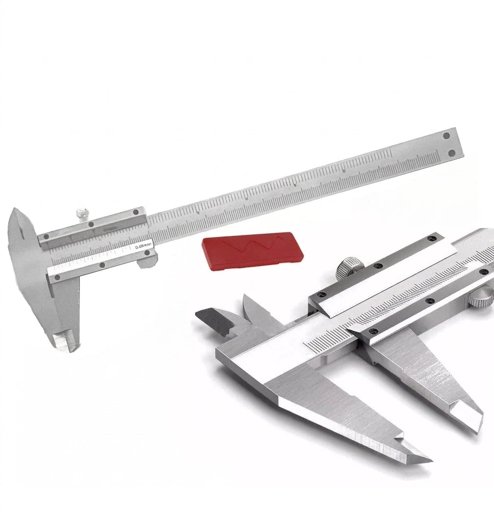 High precision stainless steel vernier caliper measuring tool with protective case