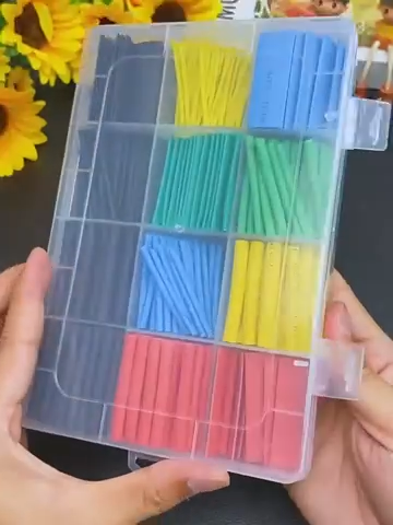 800PCS Heat Shrink Tubing Assortment 2:1 Electric Insulation Heat Shrink Tube